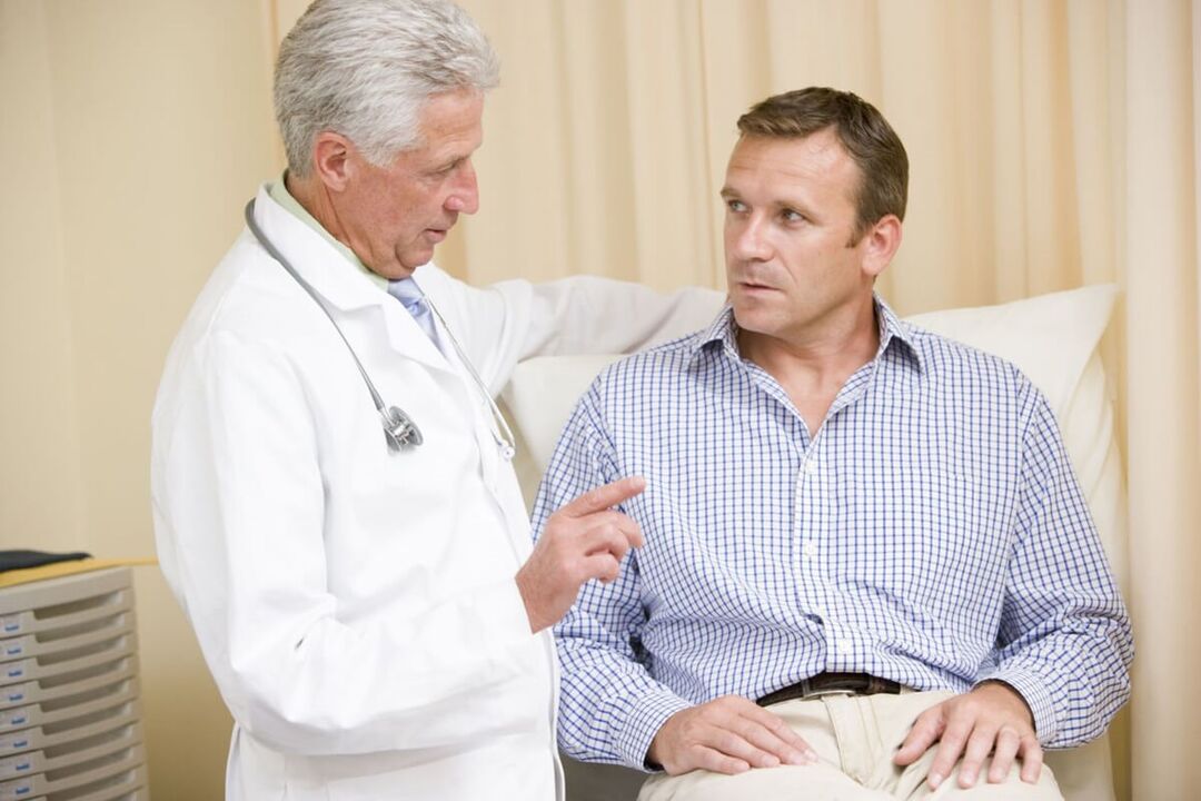 consultation with a specialist for prostatitis